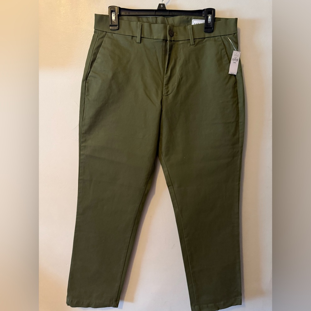 GAP Men's Forest Green Chinos